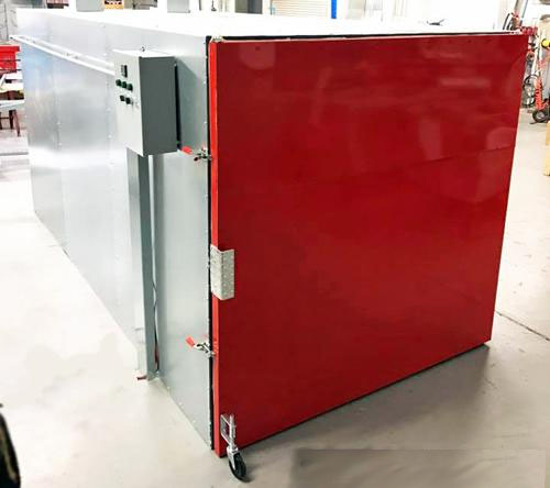 7' x 7' x 8' Gas Industrial Powder Coat Curing Oven